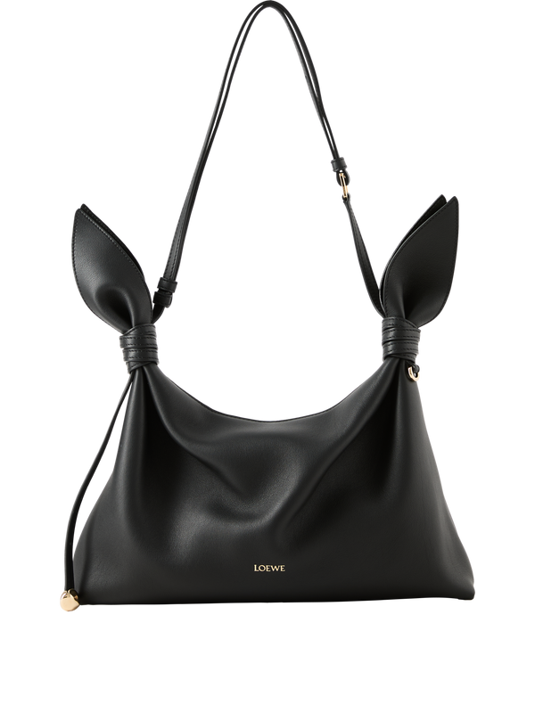Schultertasche 'Scarf Medium' Schwarz