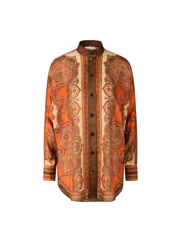 Seidenhemd 'Mahon Dolman' Multi