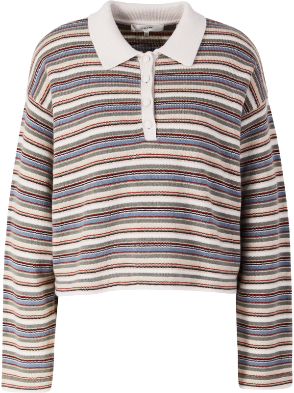 Gestreiftes Woll-Cashmere-Pullover 'The Quad' Multi