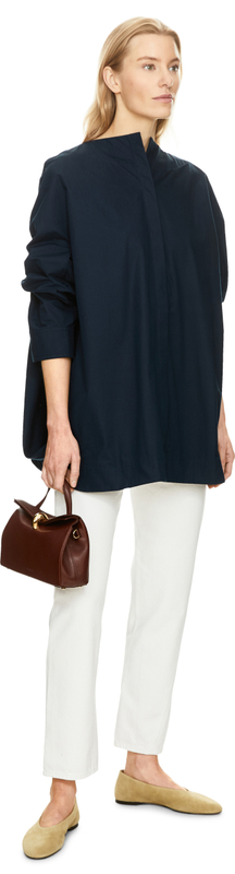 Bauschiges Hemd 'La Chemise Pittore' Marineblau