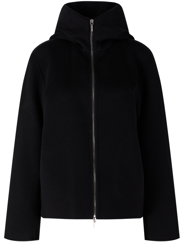 'Dance Slim Short' Cashmere-Wool Jacket, Black