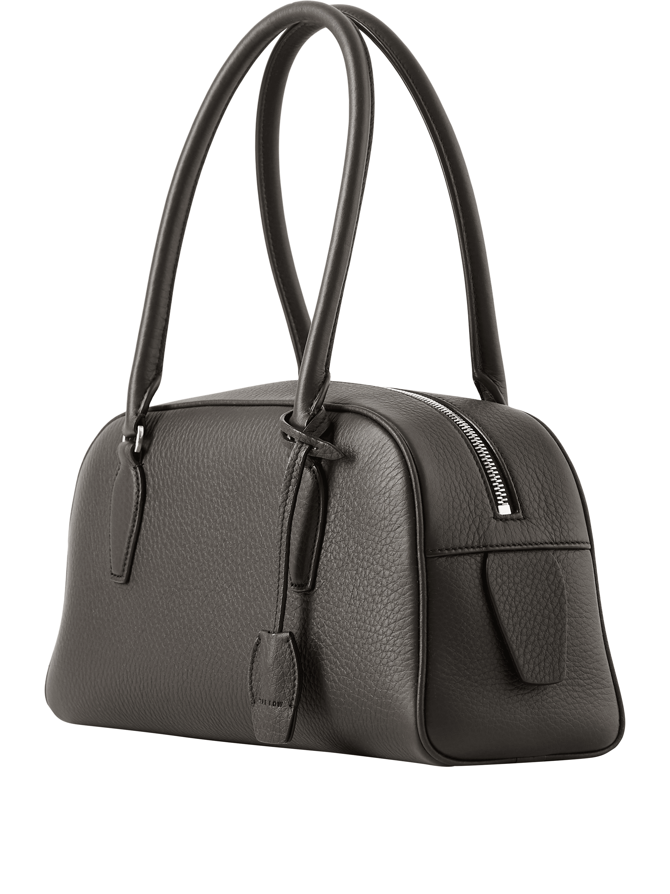 The Row 'India Small' shoulder bag, walnut brown, Front view – UNGER.DE