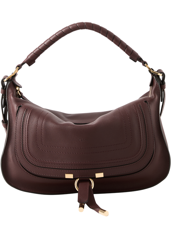Handtasche 'Marcie Hobo Small' Dark Velvet