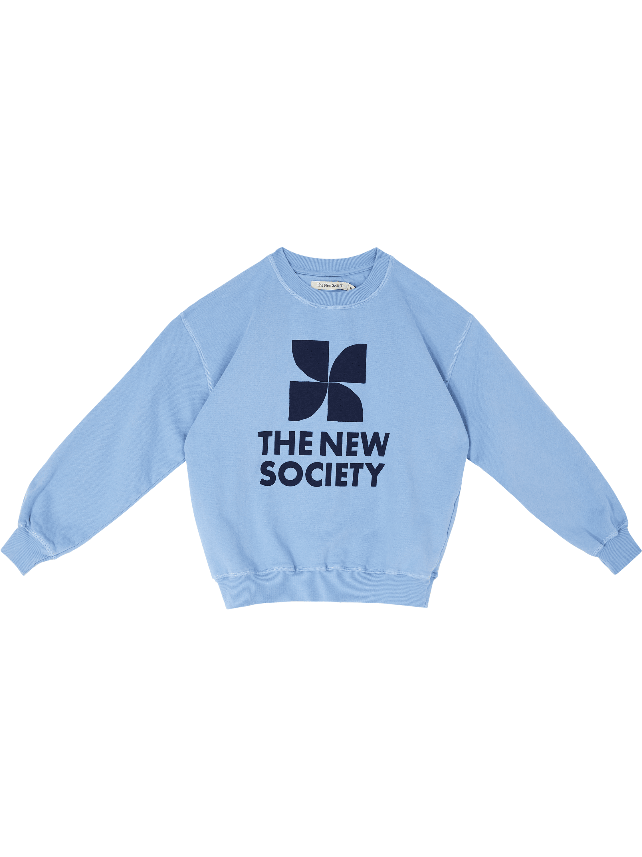 The New Society Sweatshirt 'TNS Logo' Blau, Product view – UNGER.DE