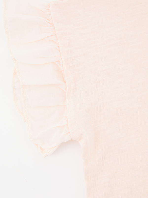 T-Shirt mit Rüschen Rosa 