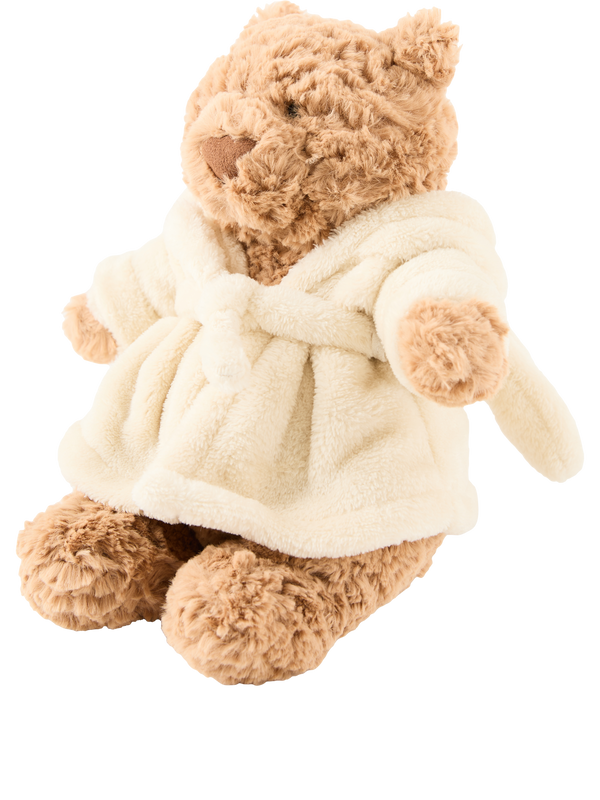 Kuscheltier 'Bartholomew Bear Bathrobe Outfit' Braun