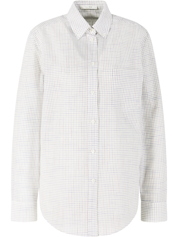 'Dalan' checked shirt – white