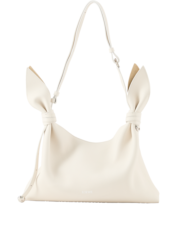 Schultertasche 'Scarf Medium' Soft White