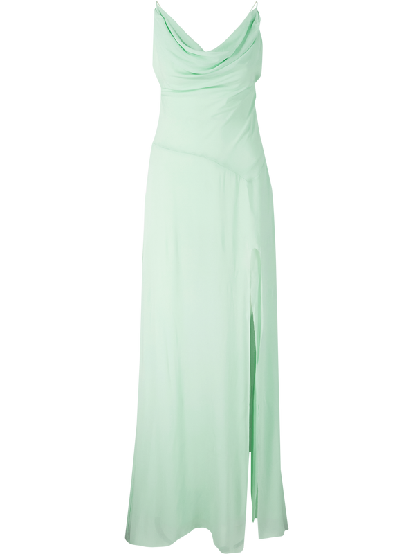 Maxikleid mit Rückenausschnitt Grün