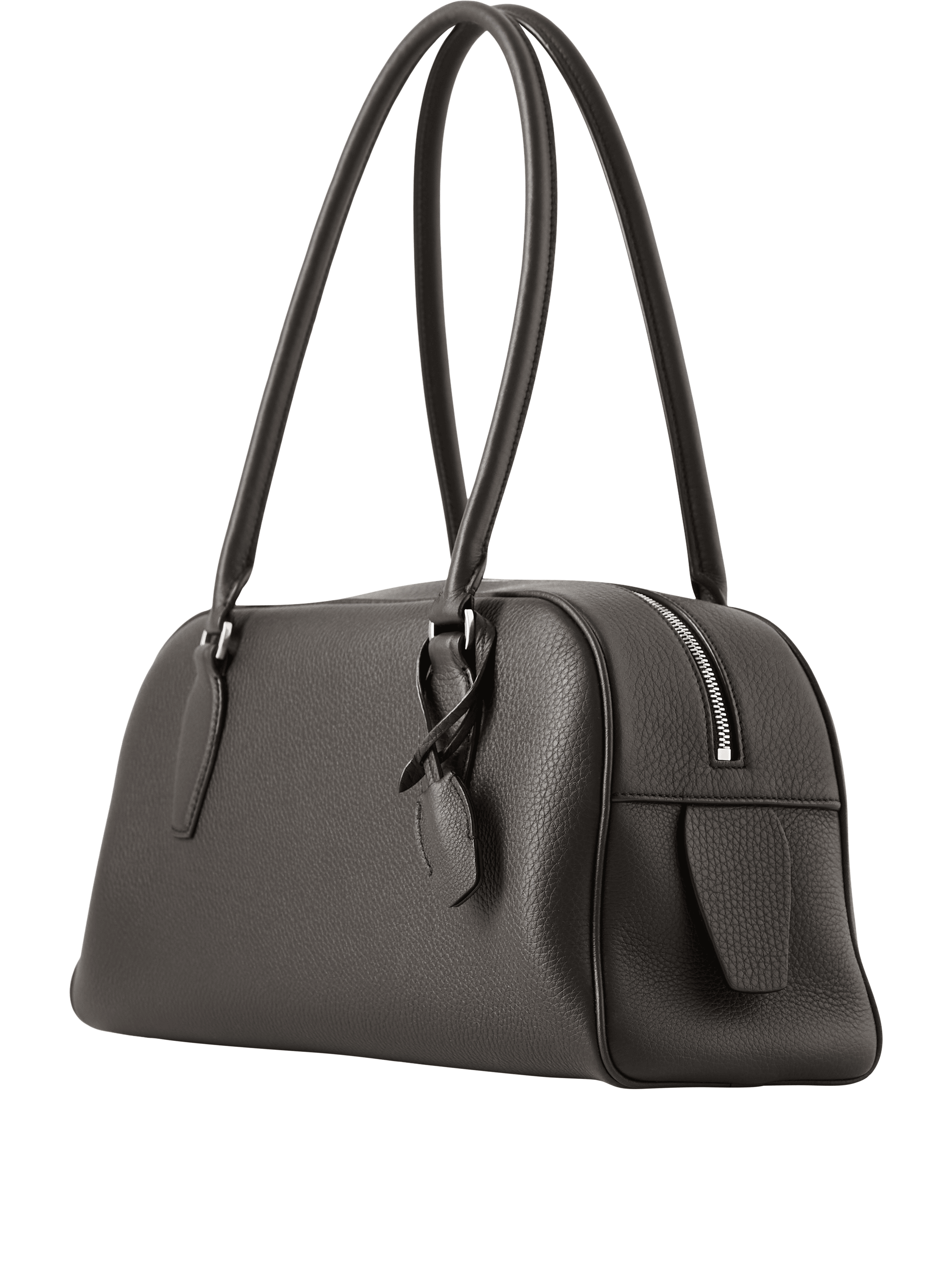 The Row 'India' shoulder bag, brown, Front view – UNGER.DE