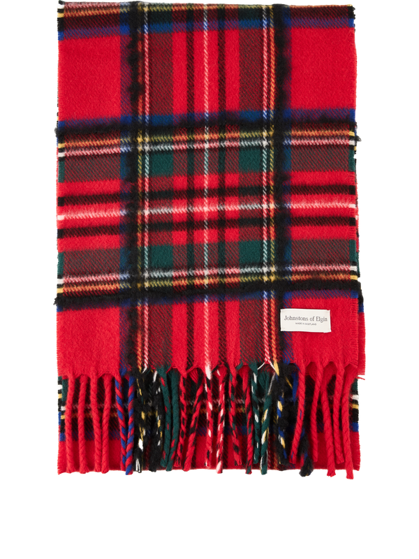 Schal 'Mull' aus Wolle und Cashmere im Royal Stewart Tartan Rot
