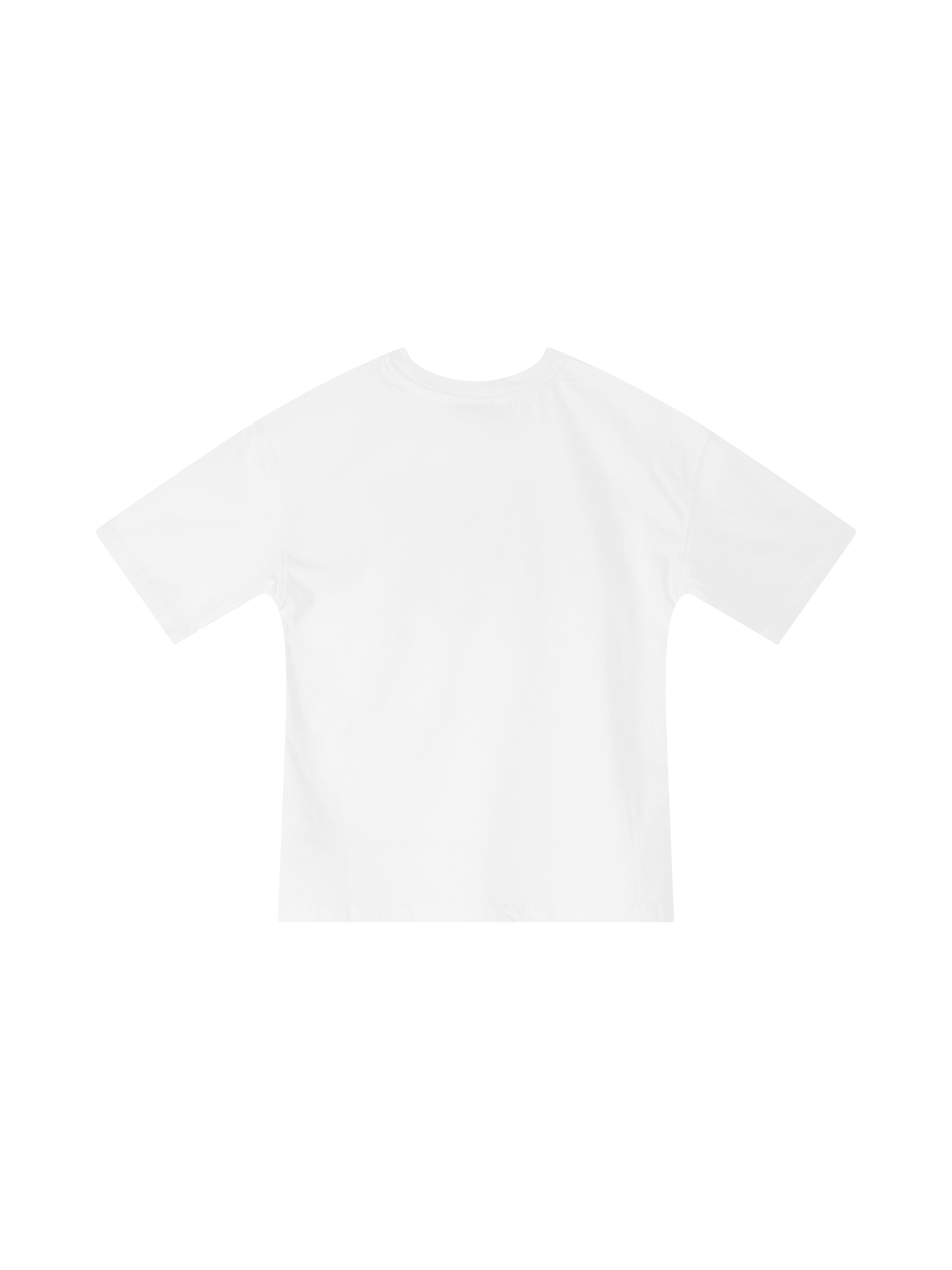 Vilebrequin T-Shirt mit Wal-Motiv Weiß, Rückansicht – UNGER.DE