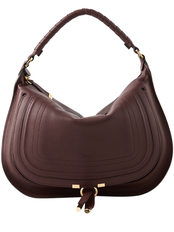 Schultertasche 'Marcie Hobo Medium' Dark Velvet