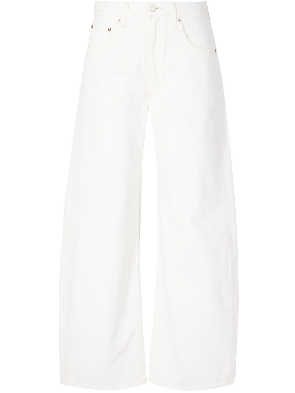 Tapered-Fit Jeans 'Low Curve' Crème