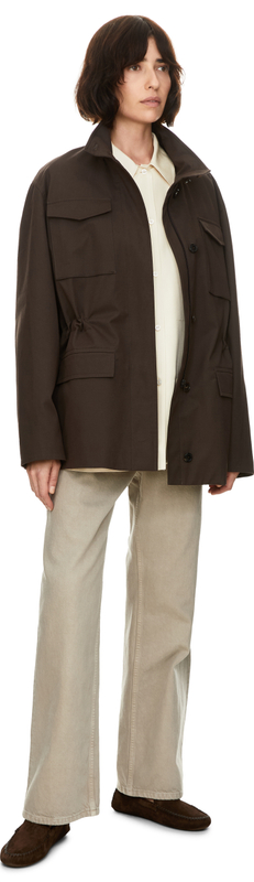 Seidenhemd 'Lucetta' Crème