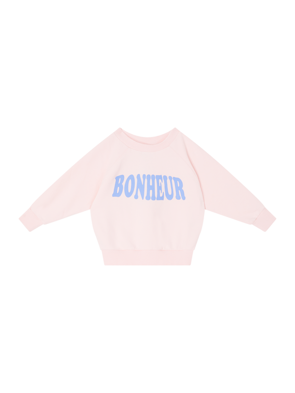 Sweatshirt 'Bonheur' Rosé