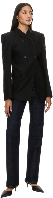 Straight-Leg Jeans 'Danielle' Dunkelblau