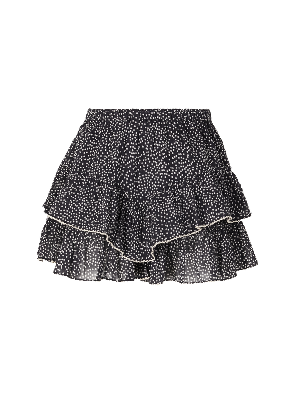 Gepunktete Shorts 'Jocadia' Schwarz