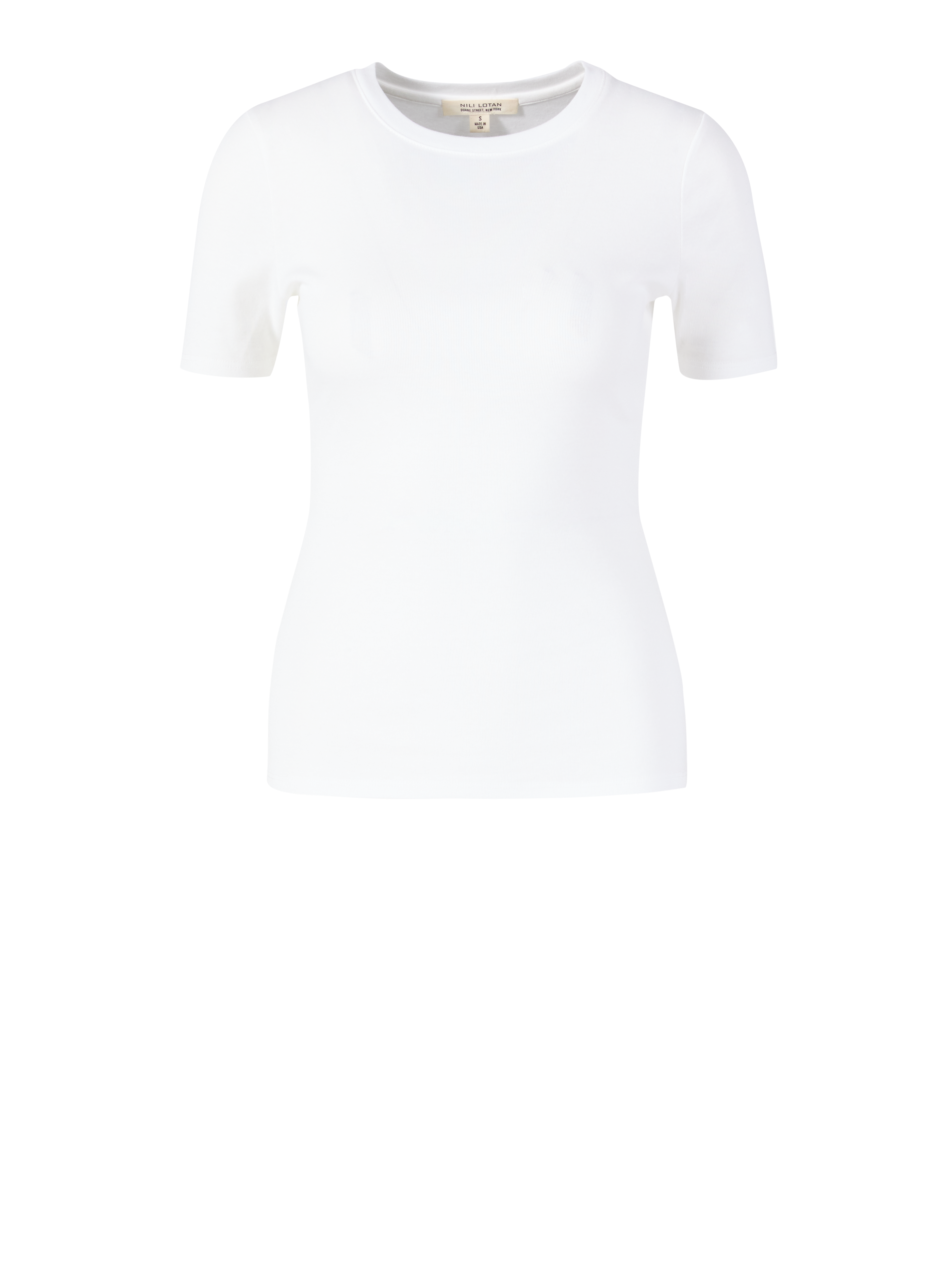 Cotton T-shirt 'Elin' White