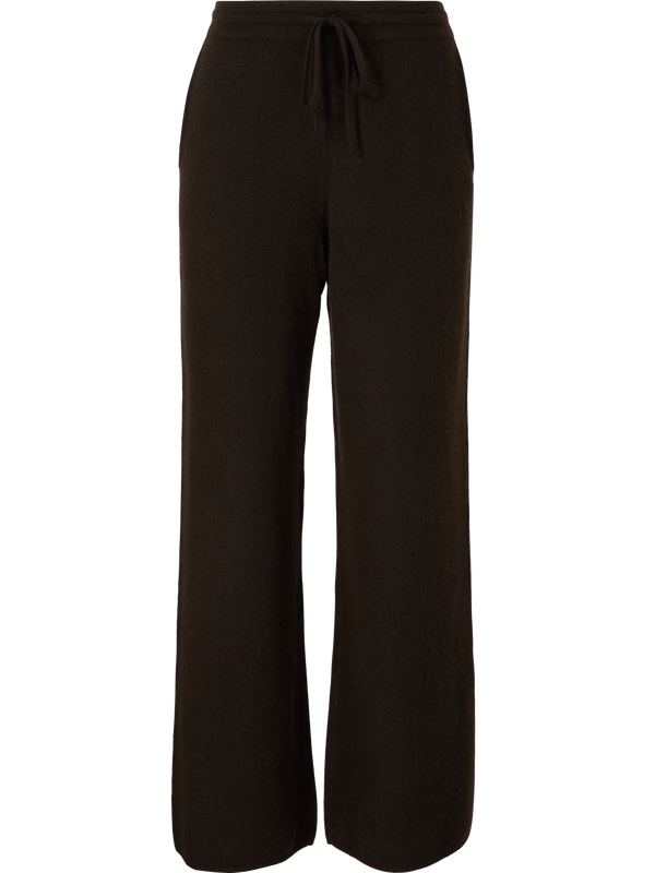 Weite Cashmere-Hose Espresso
