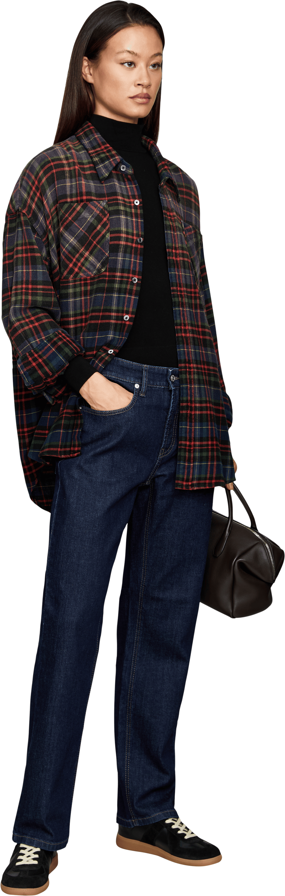 Cambio 'Gini' straight-leg jeans dark blue, Modelview – UNGER.DE
