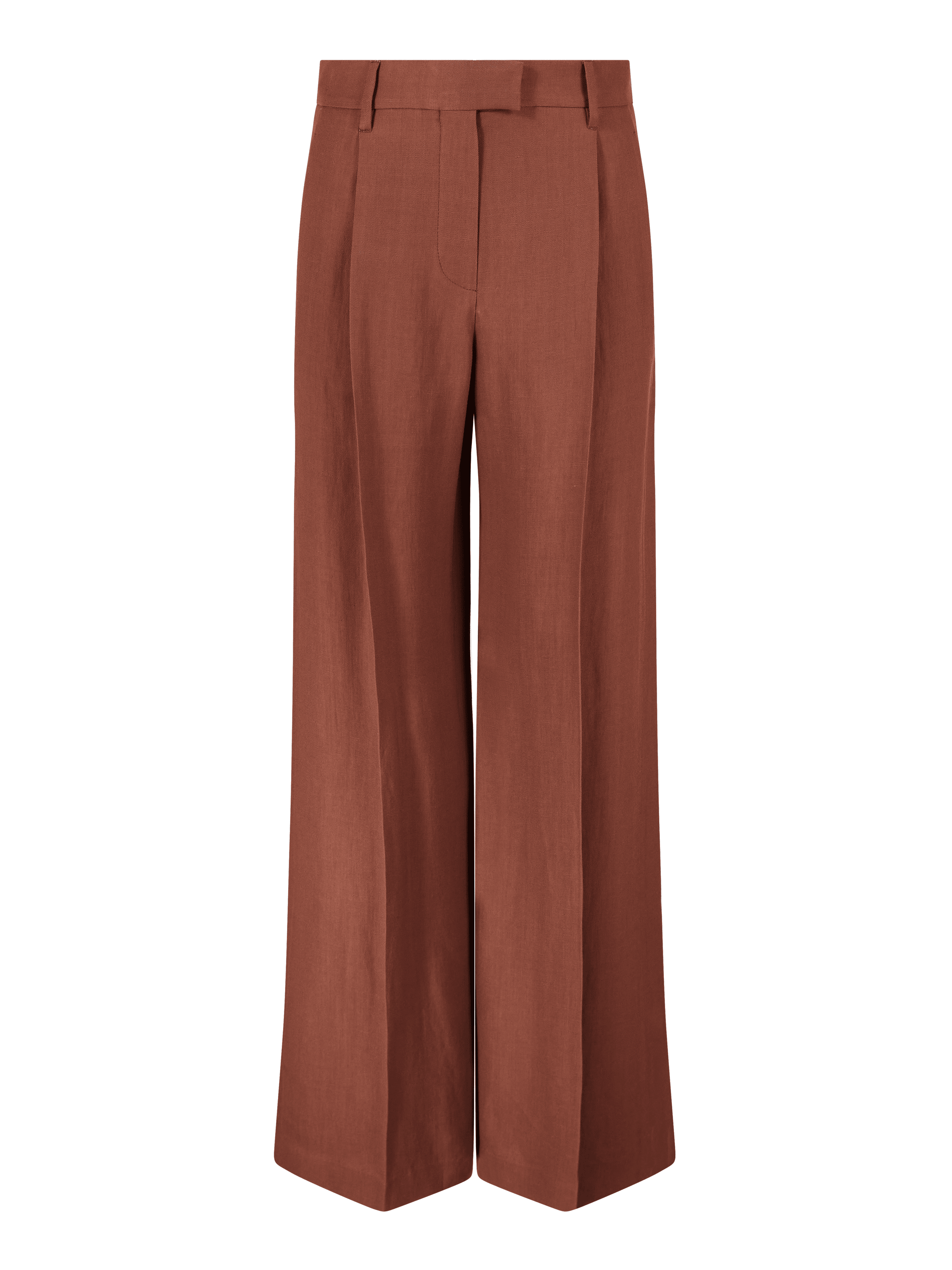 Bundfaltenhose Bordeaux