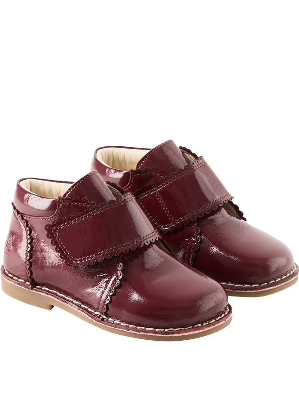 Stiefelette 'Sage Scallop' mit Schnalle Berry