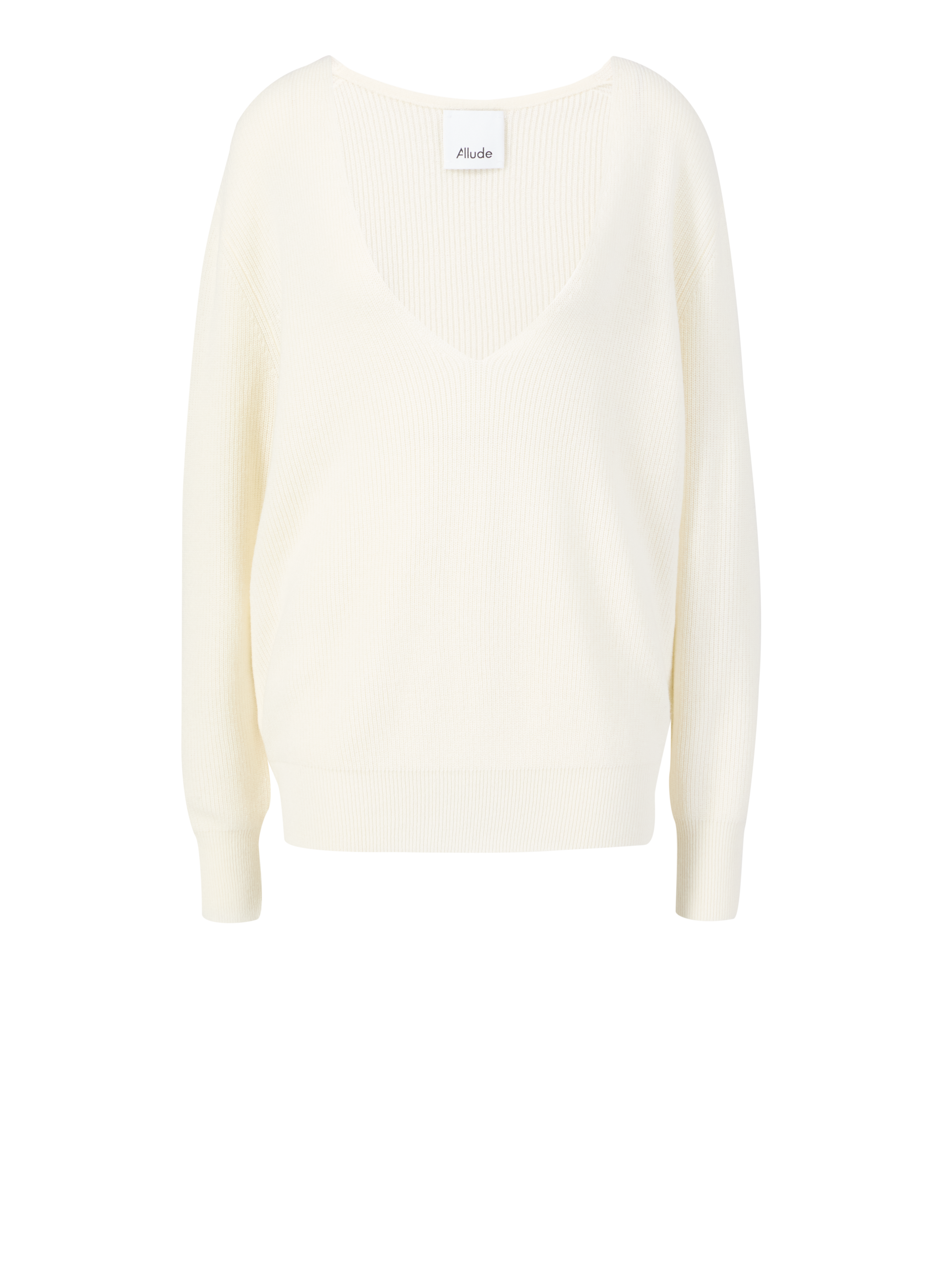 Woll-Cashmere-Pullover Créme