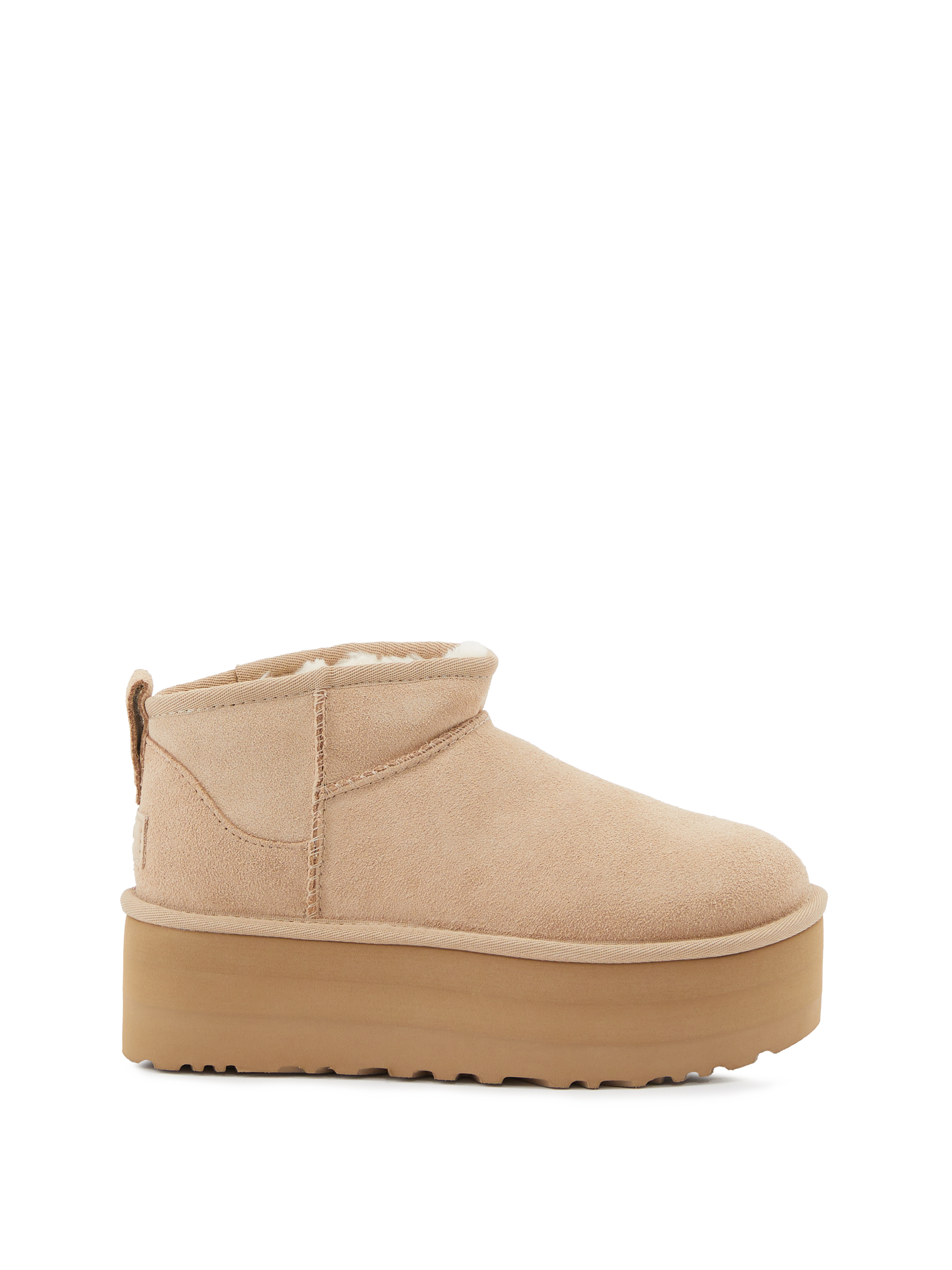 Plateau-Boots 'Classic Ultra Mini Platform' Beige