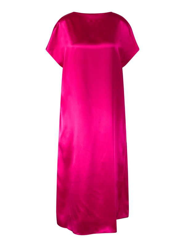 Midikleid 'Diria' aus Seidensatin Pink