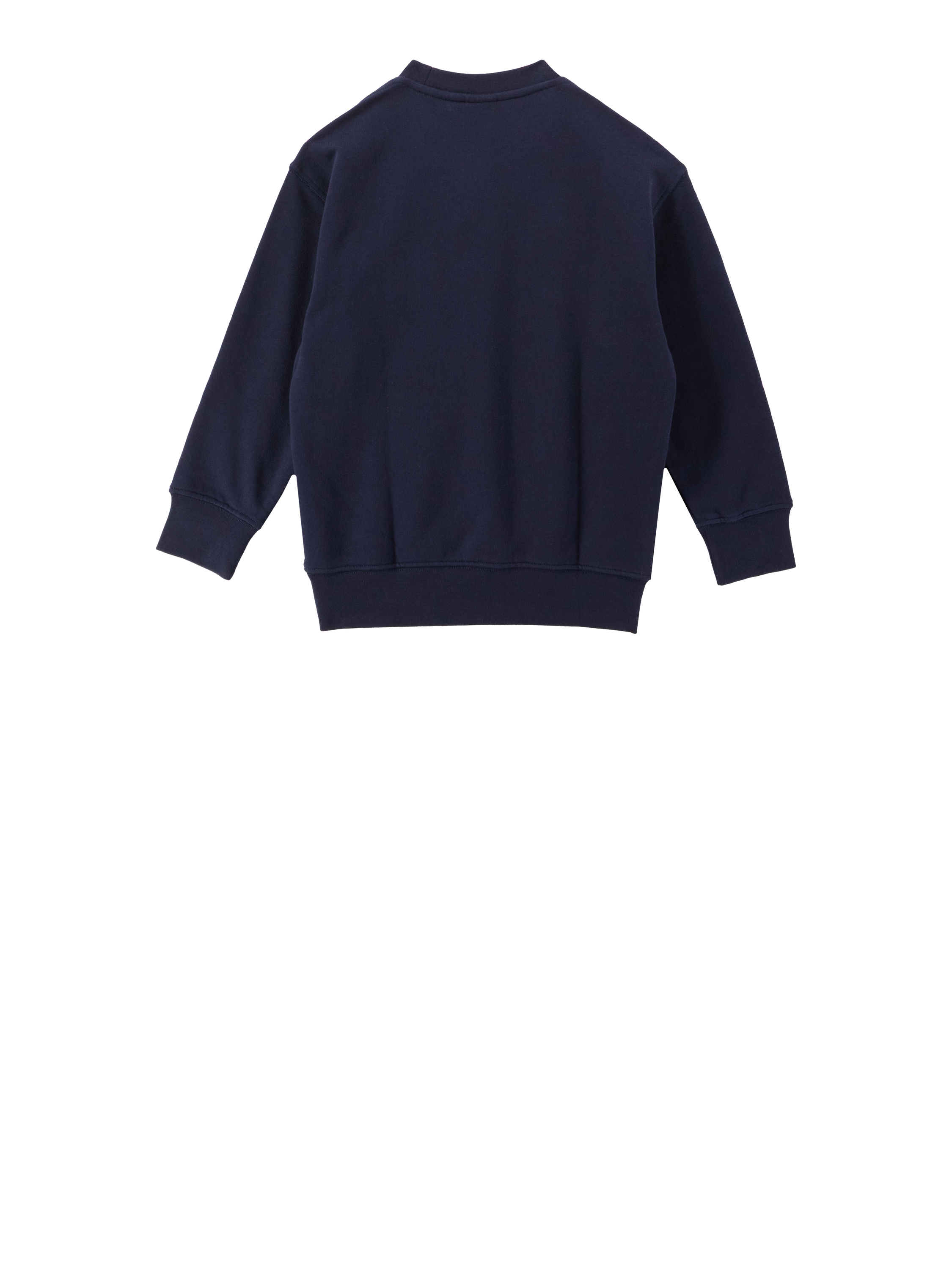 Aspesi Kids Baumwoll-Sweatshirt in Marineblau, Modelansicht – UNGER.DE