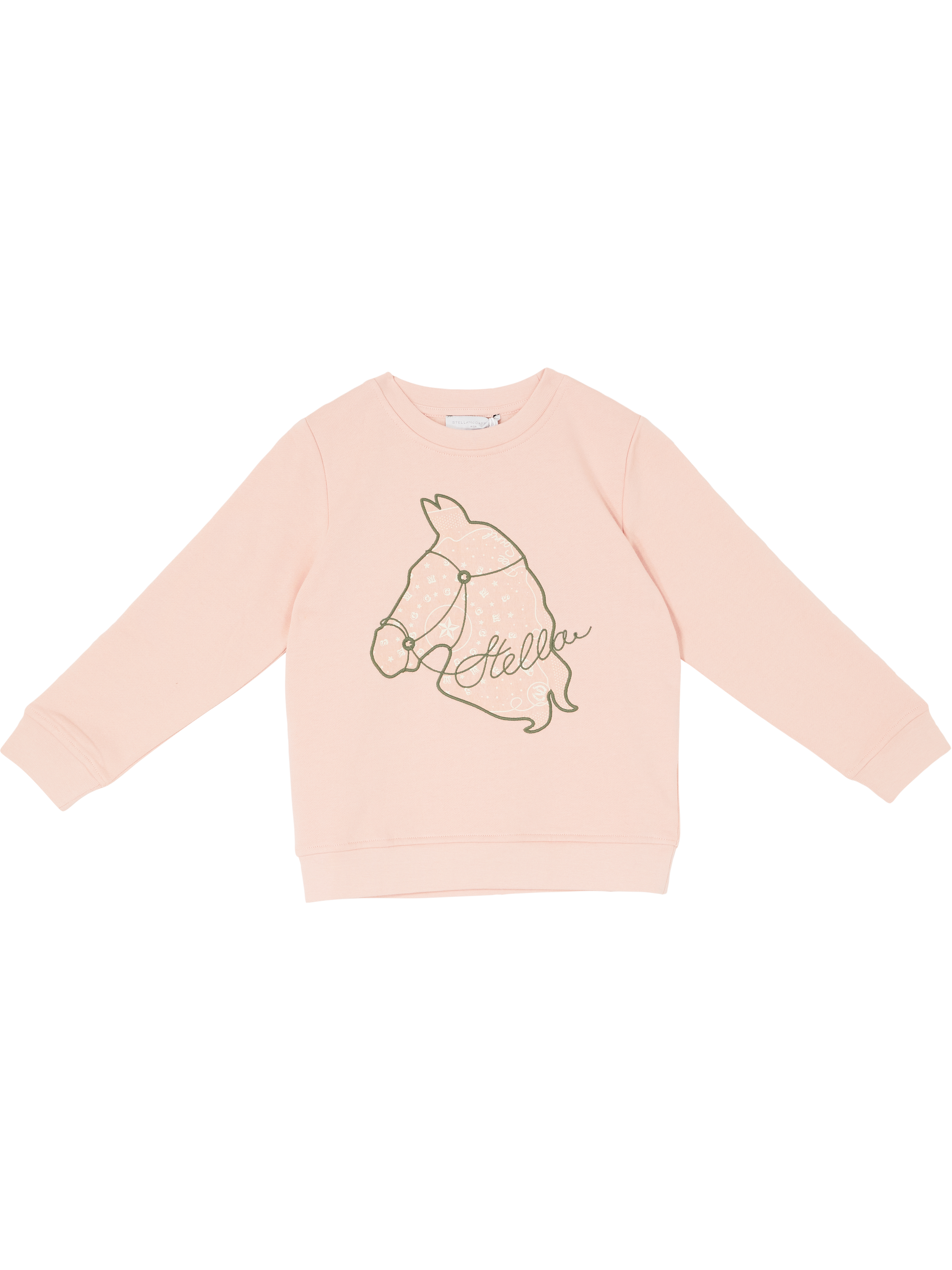 Stella McCartney Kids Sweatshirt mit Pferde-Grafik Rosé, Produktansicht – UNGER.DE