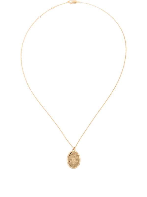 Triopmhe Gold Coin Necklace