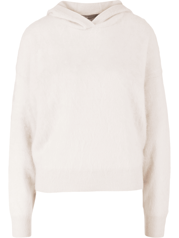 Gebürsteter Cashmere-Pullover 'Dabora' Alabaster