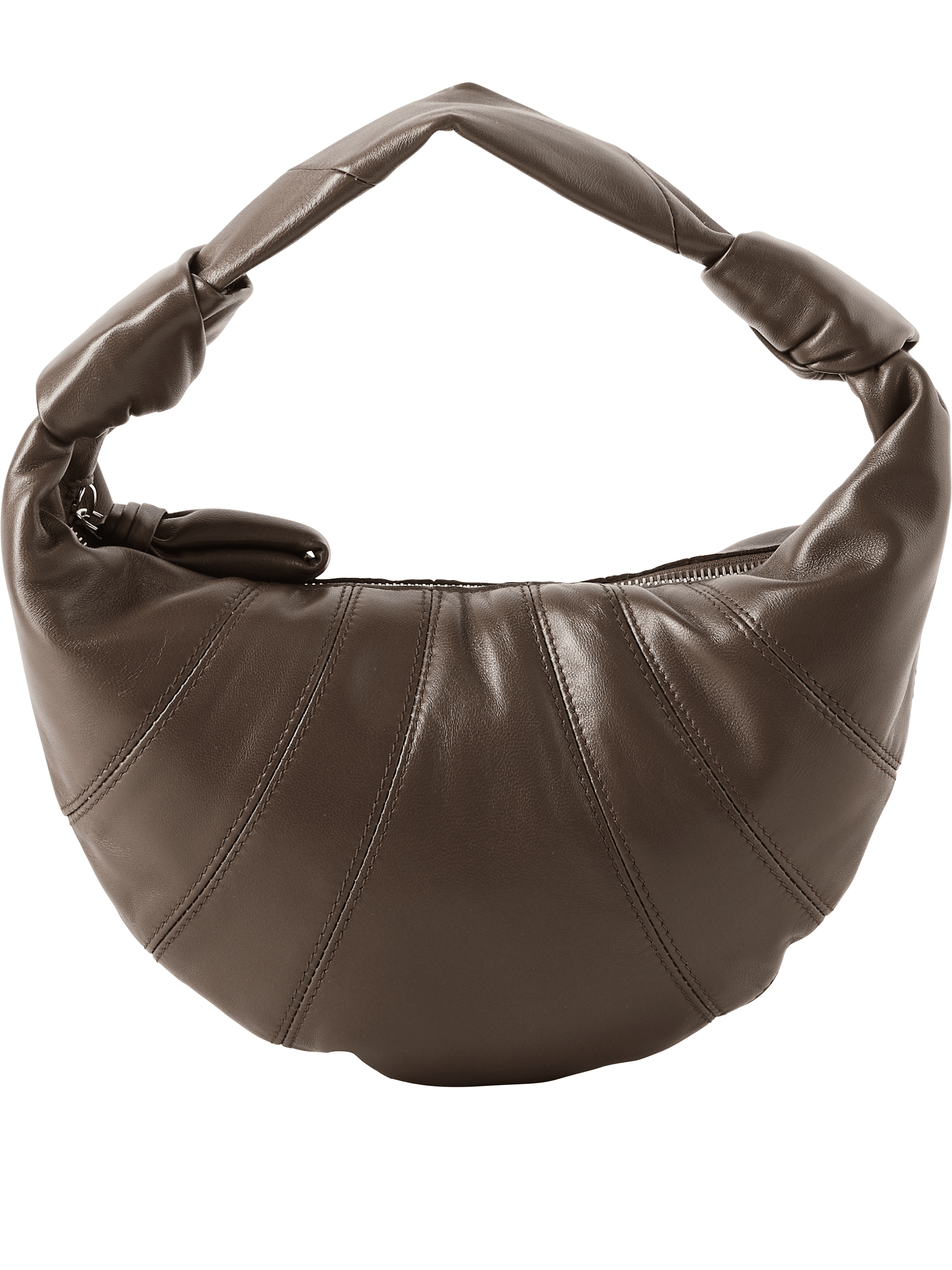 Lemaire Handtasche 'Fortune Croissant Mini' Braun, Produktansicht – UNGER.DE