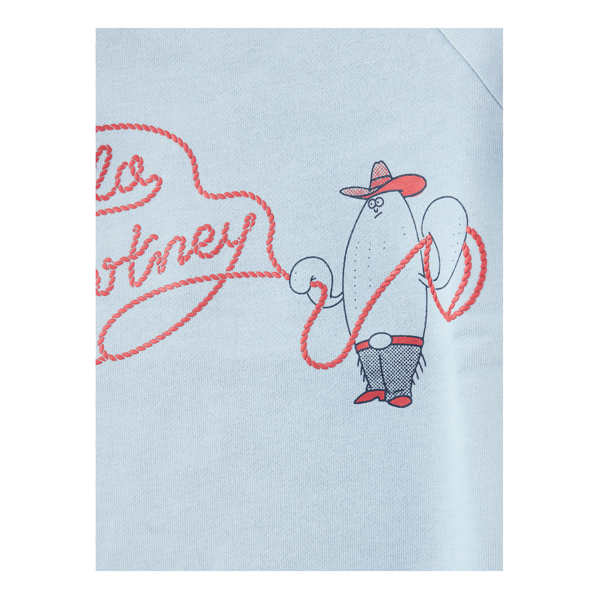 Stella McCartney Kids Sweatshirt mit Print Hellblau , Frontansicht – UNGER.DE