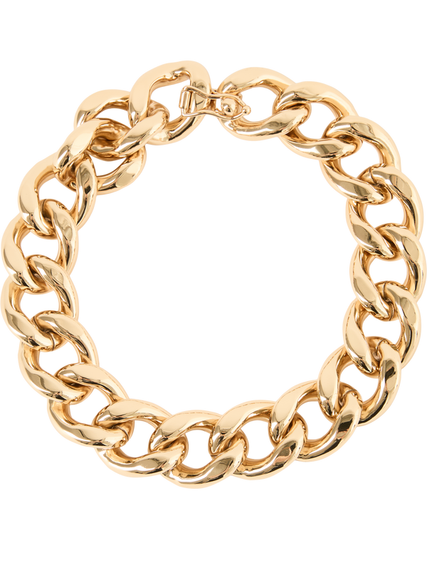 Oversized Gold Choker Necklace