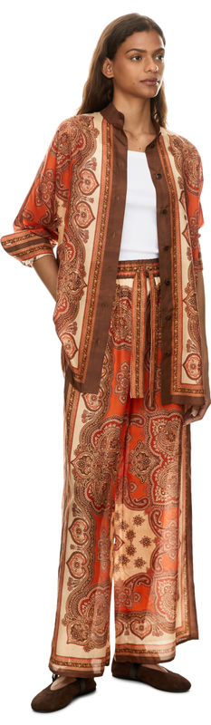 Seidenhemd 'Mahon Dolman' Multi