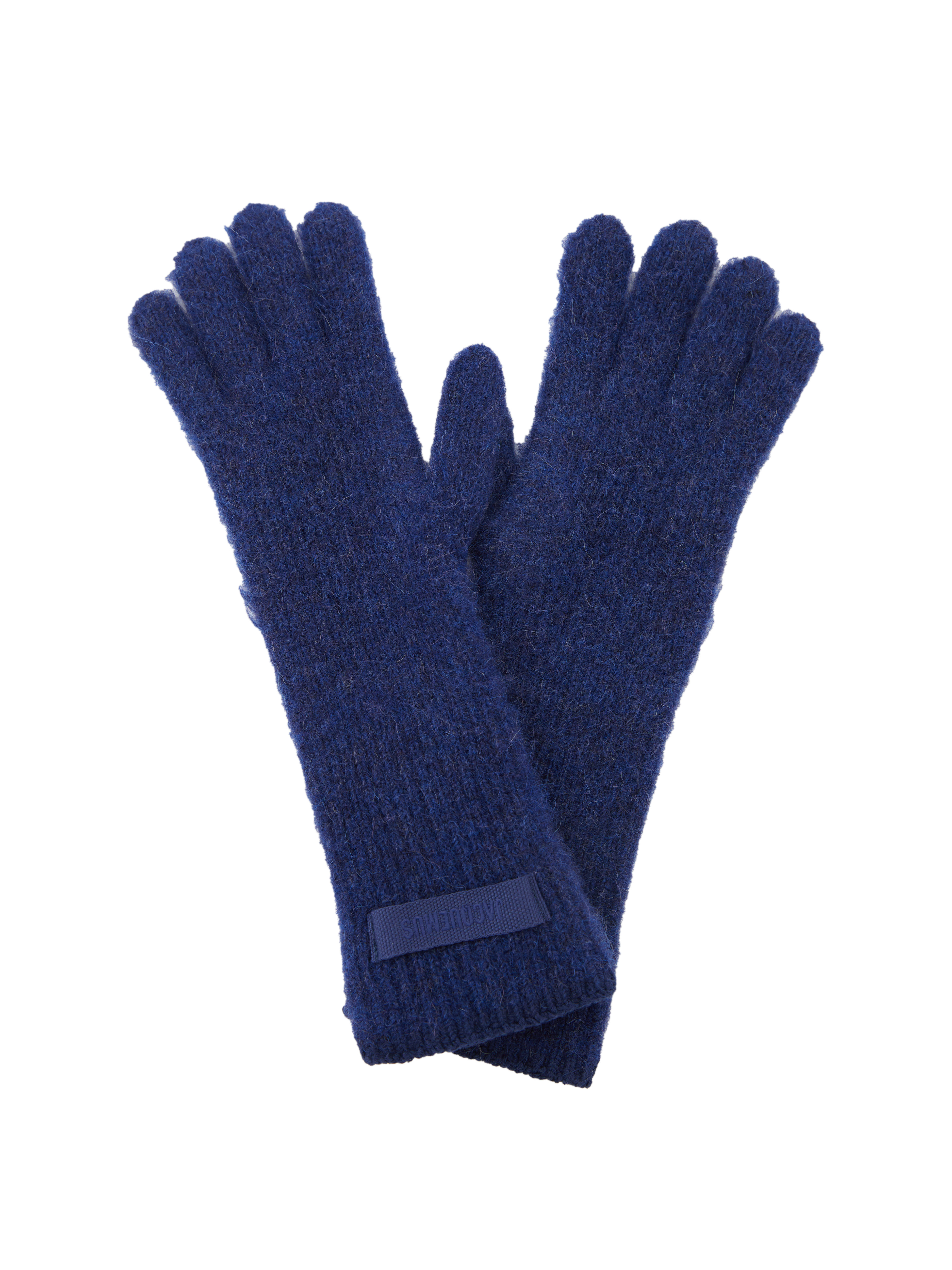 Handschuhe 'Les Gants Gros Grain' Marineblau