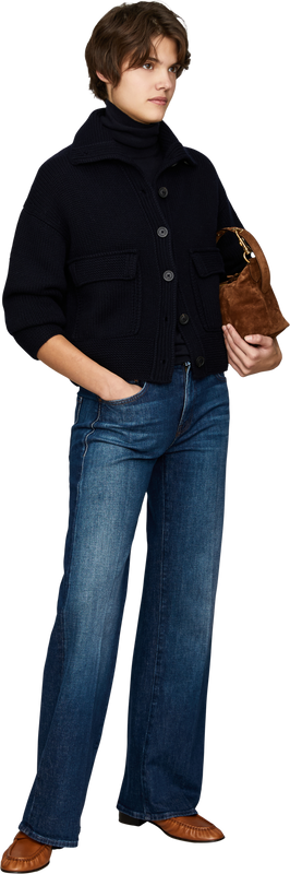 Cashmere-Strickjacke 'Pemira' Navy