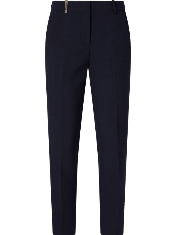 Navy blue trousers
