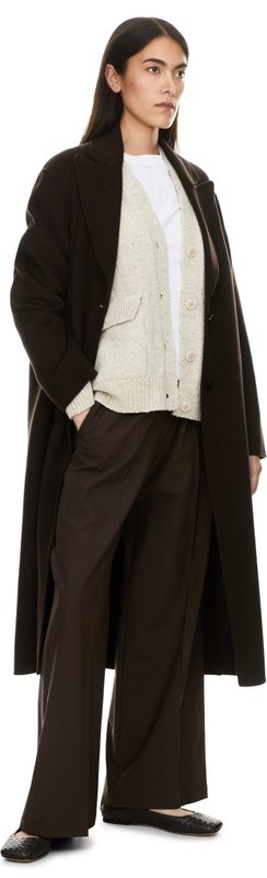 Woll-Cashmere-Strickjacke ‘Talisa' Alabaster
