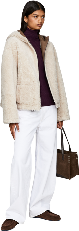 Superfeiner Cashmere-Pullover 'Lawa' mit Rollkragen Barolo