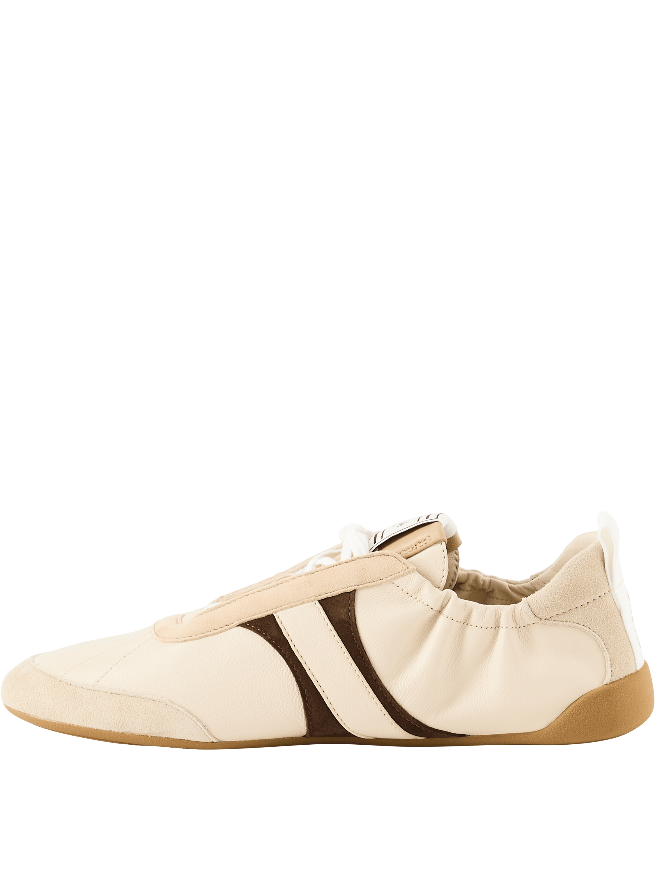 Chloé Sneaker 'Kick' Beige, Frontansicht – UNGER.DE