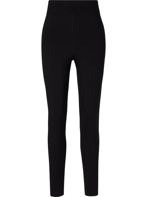 High-waisted leggings, black