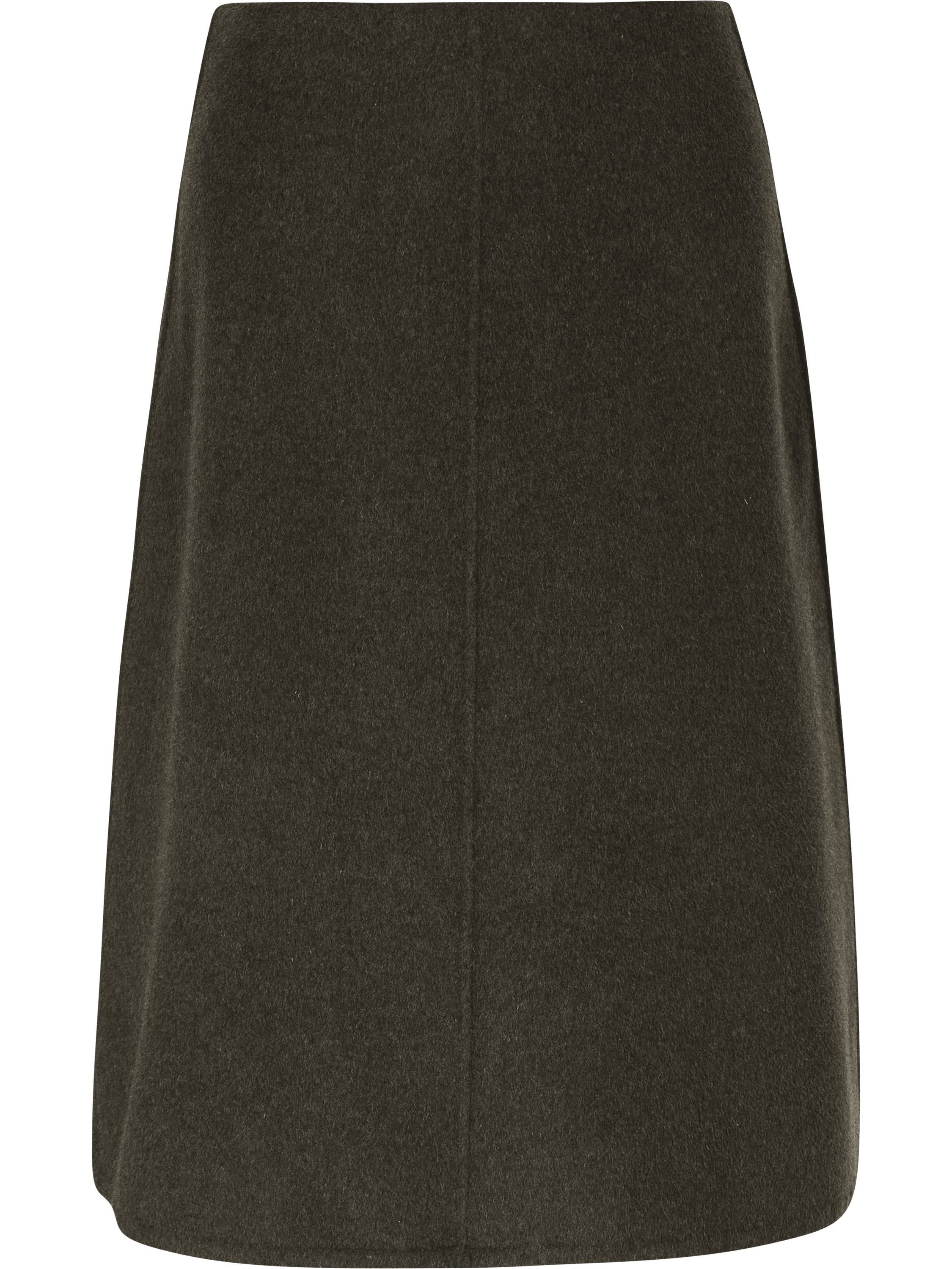 Vince Olive-green virgin wool midi skirt, Product view – UNGER.DE