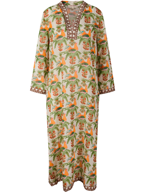 'Giada' kaftan in the Midsummer Multi print