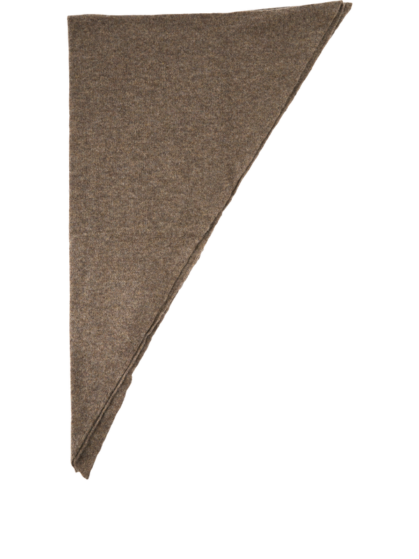 Dreiecksschal 'Savoie' aus Cashmere Olivgrün