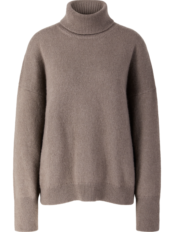 Oversize Cashmere-Seidenpullover 'Renton' Taupe