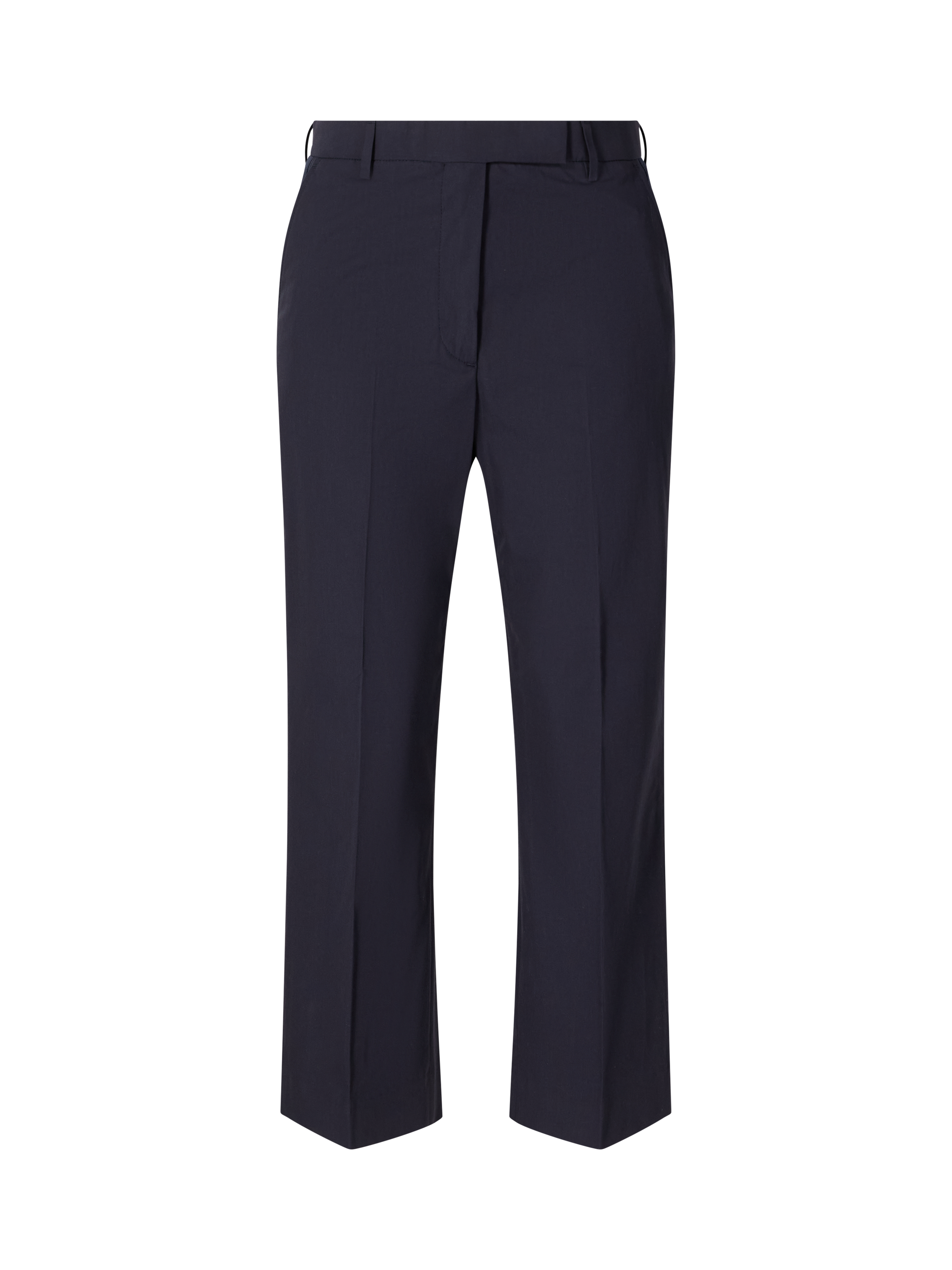 Pleated trousers navy blue